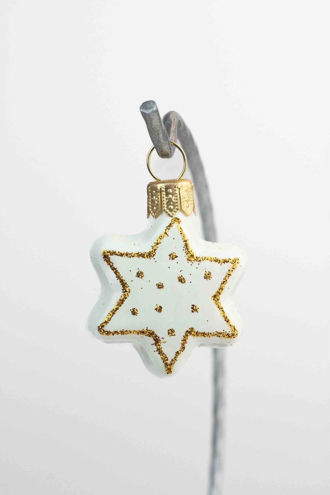 Karácsonyfadísz üvegből Karácsony