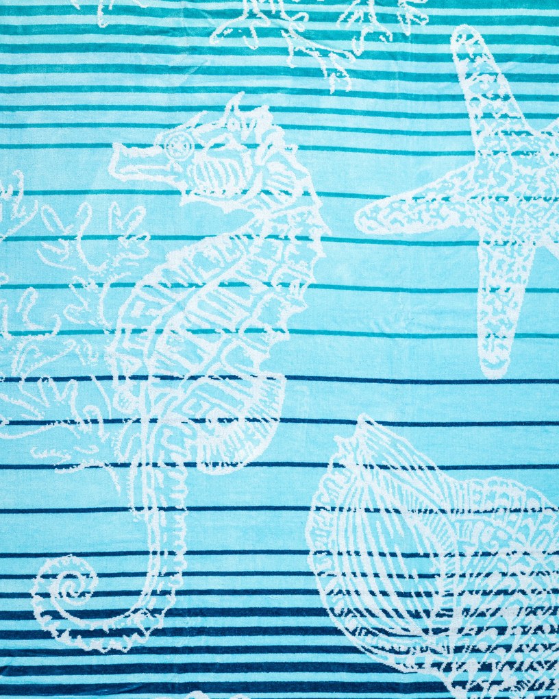 ISCHIA Strandtörölköző türkiz 165x90cm