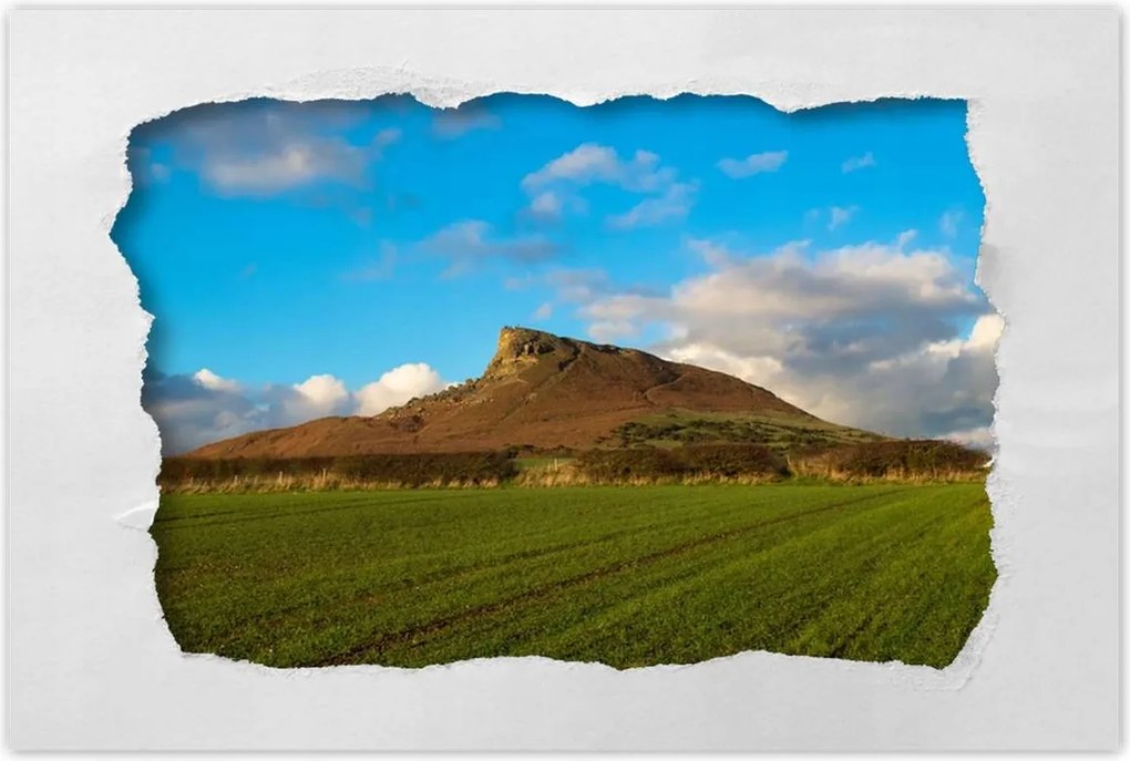 Poszterek 90x60 Hegy a mező mögött