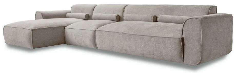 Bézs sarokkanapé (bal oldali) Flex Felix – Miuform