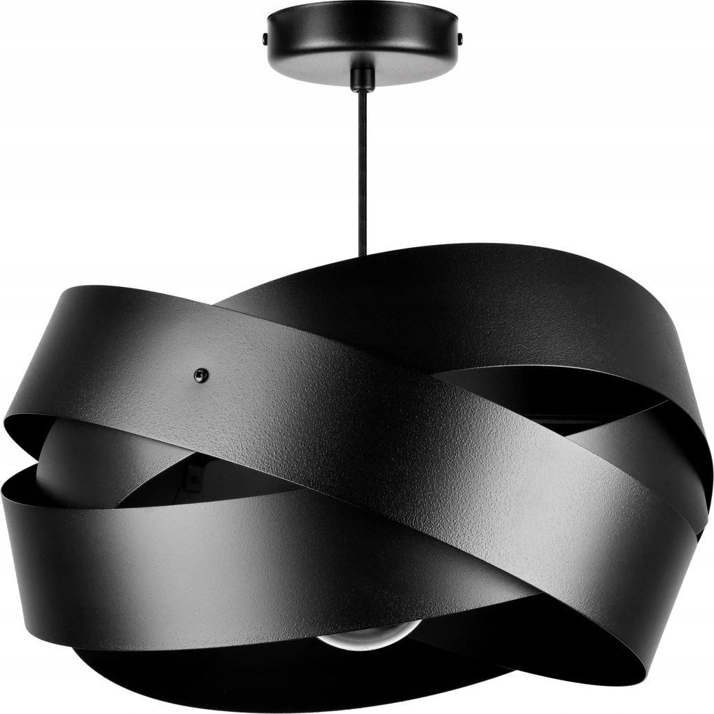 Avia 2940/Z-B-1 Nagy fekete függőlámpa Modern, 1xE27