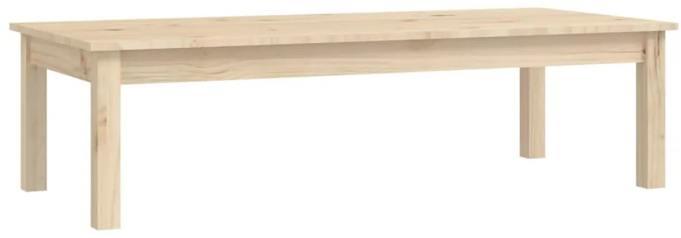 Tömör fenyőfa dohányzóasztal 110 x 50 x 30 cm