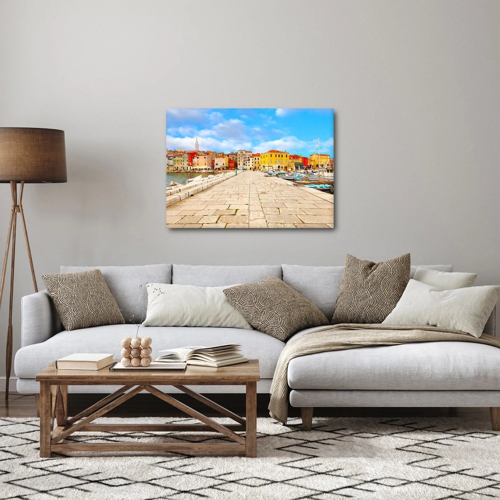 Kép - Poreč régi isztriai városa, Horvátország (70x50 cm)