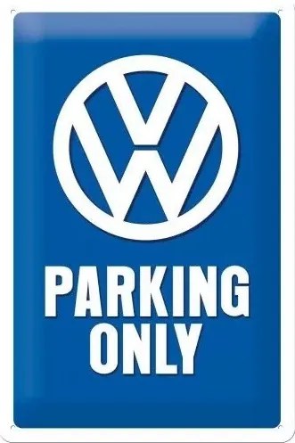 Fém tábla Volkswagen VW - Parking Only