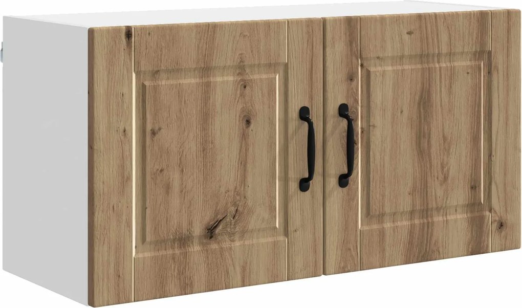 vidaXL Konyhaszekrény polcokkal Artisan tölgy 80 x 31 x 40 cm Faanyag