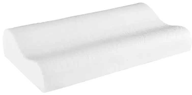 EMI memóriahabos anatómiás fehér párna vagy párnahuzat 31x50x11 cm, Anatómiai párnahuzat