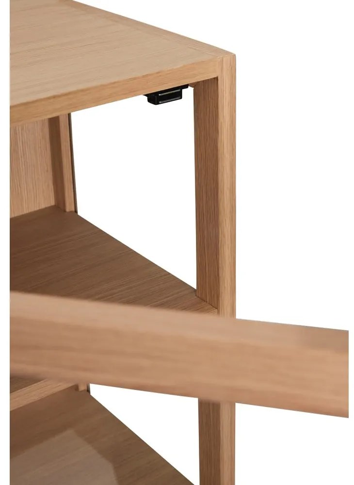 Natúr színű tölgyfa tálalószekrény 60x130 cm Kaiser – Hübsch