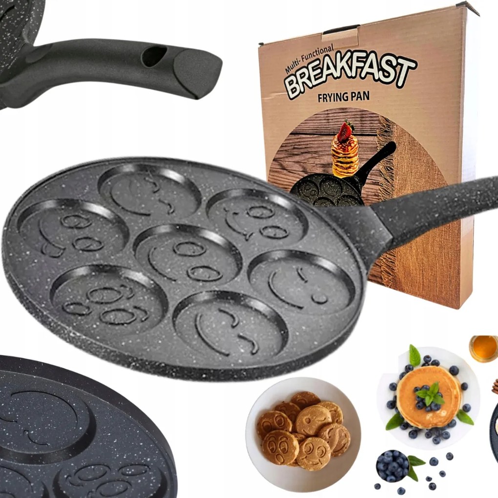 Palacsintasütő Serpenyő Tojás Pite Smiley!