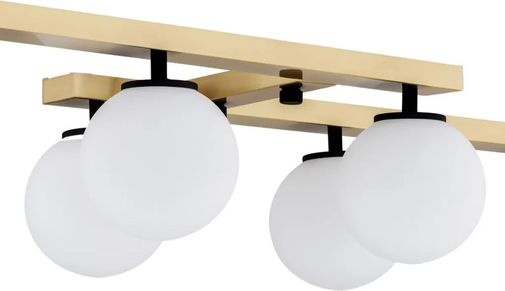 ARGON 2544 FREEMONT Modern Mennyezeti Lámpa Sárgaréz, Opál Szőnyeg E14 IP20