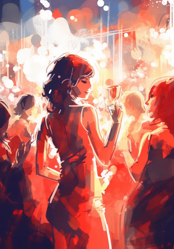 Poszter 70x100cm Kijárat az esti órákban