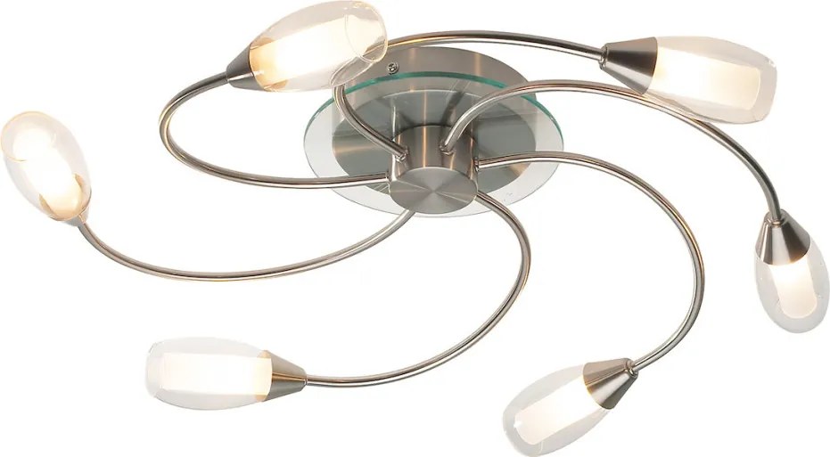 Dar Lighting TUGEL TUG0646 Plafonlámpa 6x40W/G9 IP20