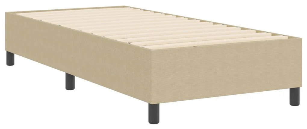 Boxspring Ágy Világos Zöld Szürke 100x200 cm Kedvenc Kordbársony