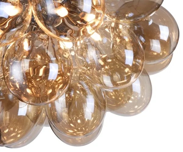 Maytoni MOD112CL-08G - Mennyezeti lámpa BALBO 8xG9/28W/230V arany/króm