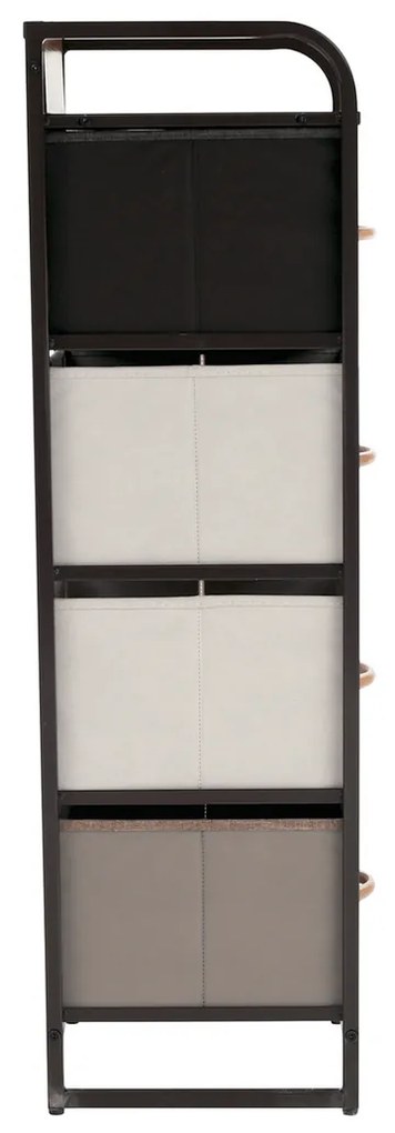 HAZEL TYP 1 szekrény szövet fiókokkal, barna, L