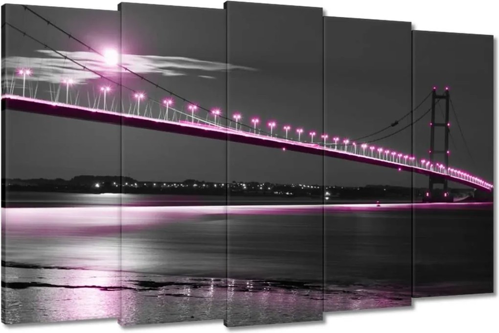 Festmények 150x95 Lila világítás