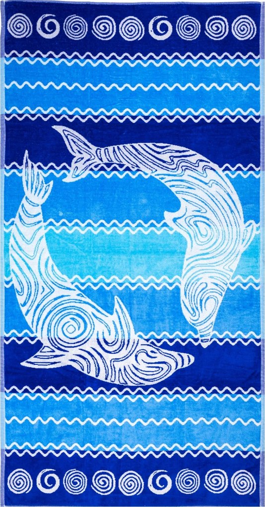 PANTELLERIA Strandtörölköző kék 165x90cm