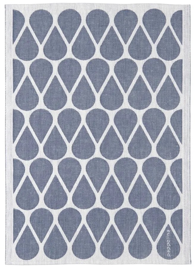 Lenkeverék konyharuha 46x66 cm Otis Blue – Pappelina