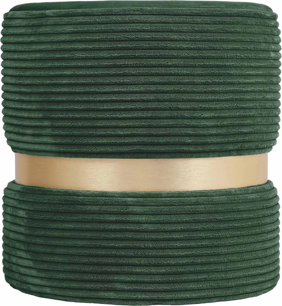 Ring puff - arany gyűrű - L56 - zöld bársony R