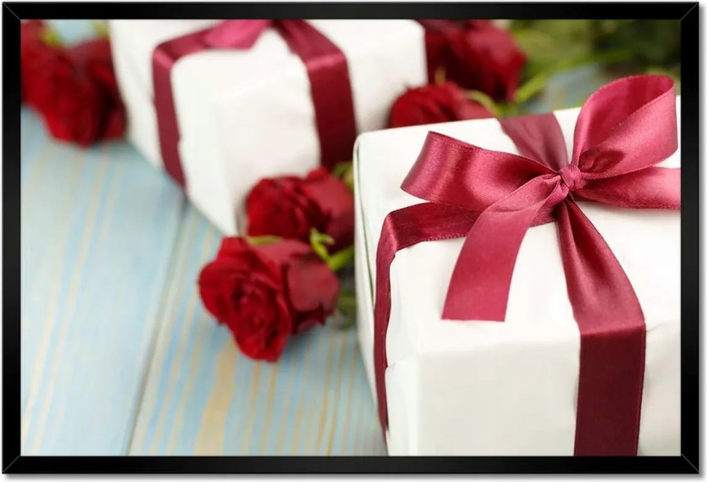 Poszterek keretben 60x40 Nőnap Ajándék Love