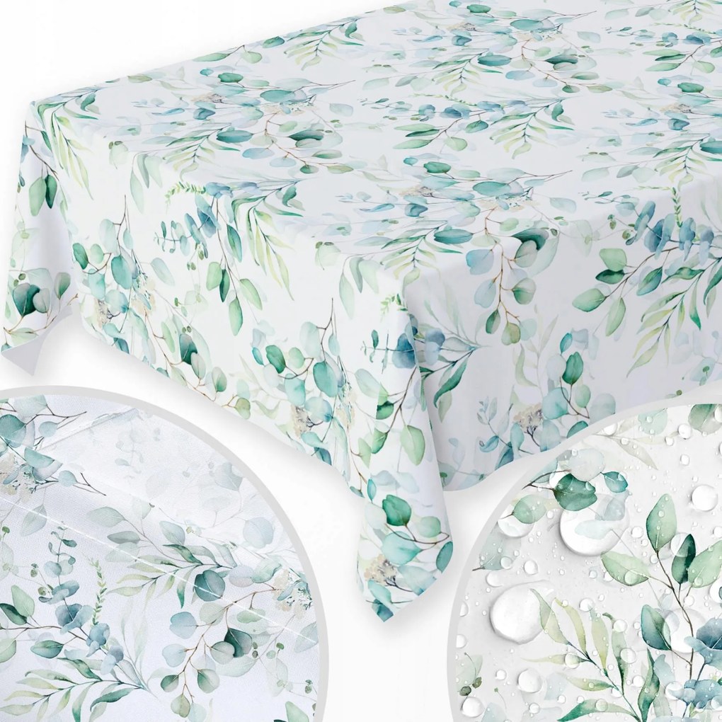 Abrosz Foltálló 140X280 CM Asztalra Sima Matt Vastag Eukaliptusz 073