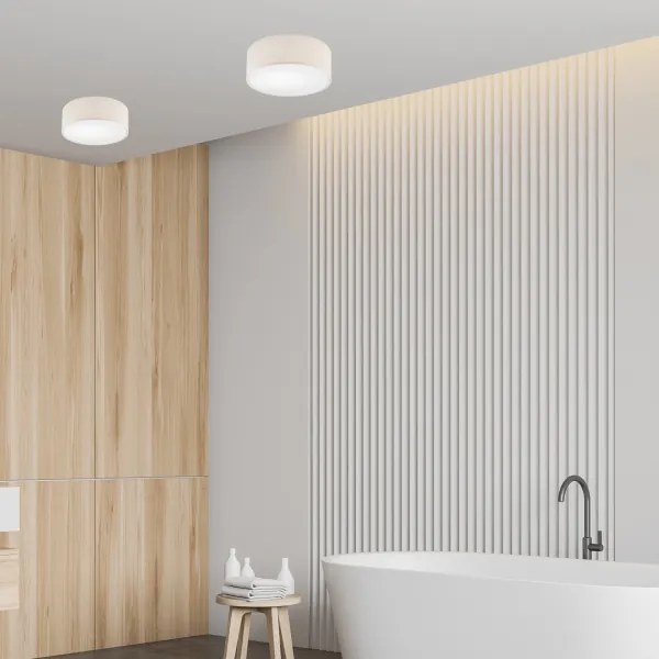 SIRJA mennyezeti lámpa 1xE27/60W/230V, 35 cm átmérő, krém színű