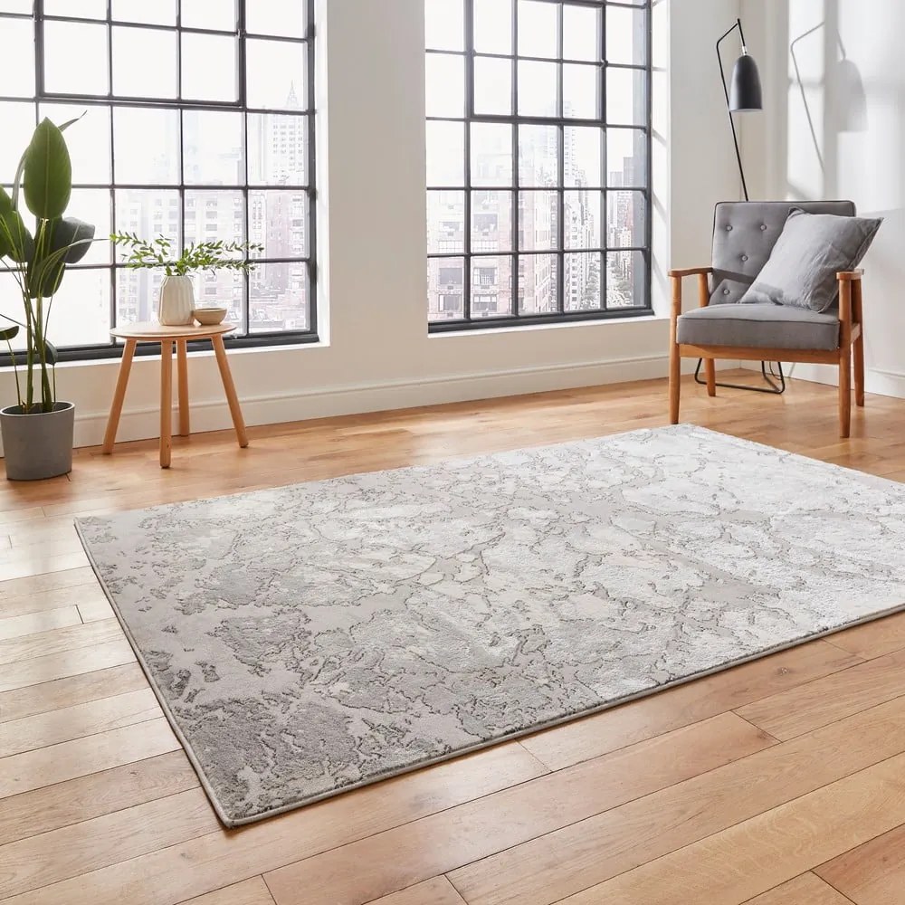 Világosszürke-krémszínű szőnyeg 200x290 cm Apollo – Think Rugs
