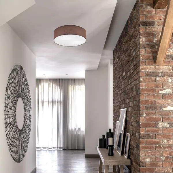 SIRJA mennyezeti lámpa 2x E27, 15 W, 230 V, Ø 45 cm, barna