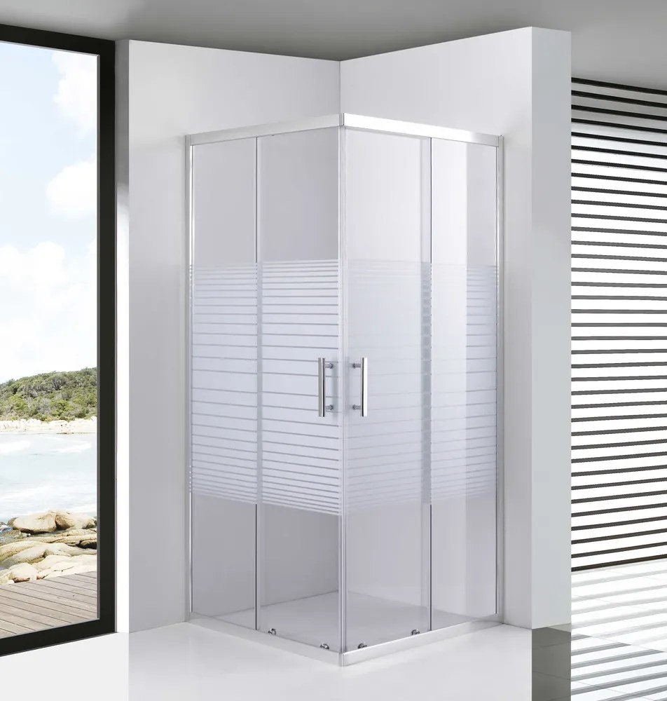 Toulon || 6mm White zuhanykabin 90*90 190cm