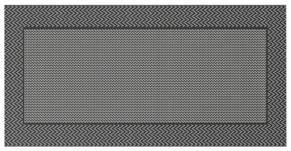 kültéri szőnyeg 'ARAKIL'fekete és szürke 300x500 cm PP