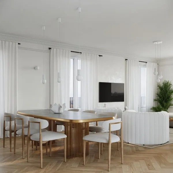 Sollux SL.1711 - Asztali lámpa HALO 1xG9/8W/230V átm. 12 cm fehér