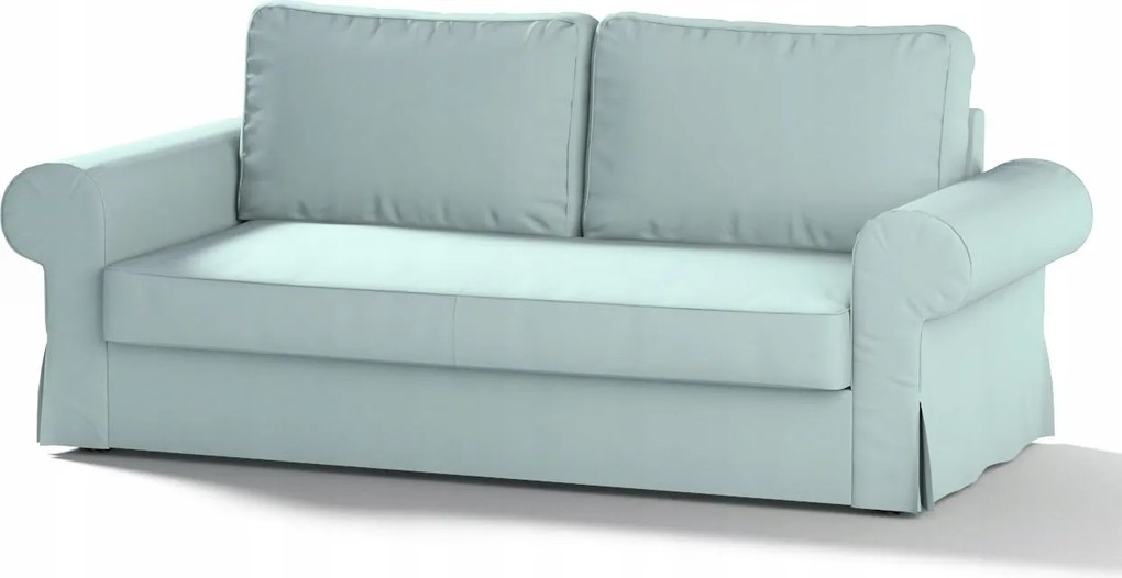 Dekoria Backabro 3 személyes kinyitható kanapé huzat Ikea kék