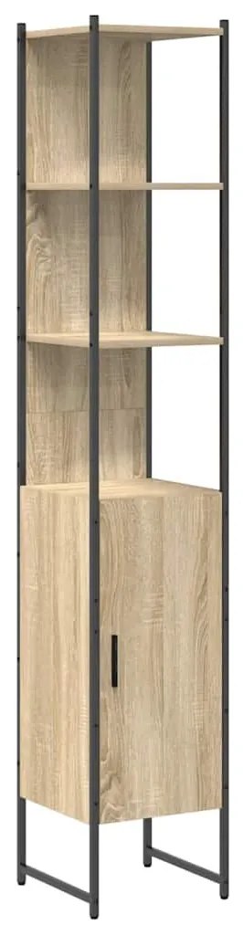 Fürdőszoba bútor szett 4 pcs sonoma tölgy 33 x 33 x 185.5 cm