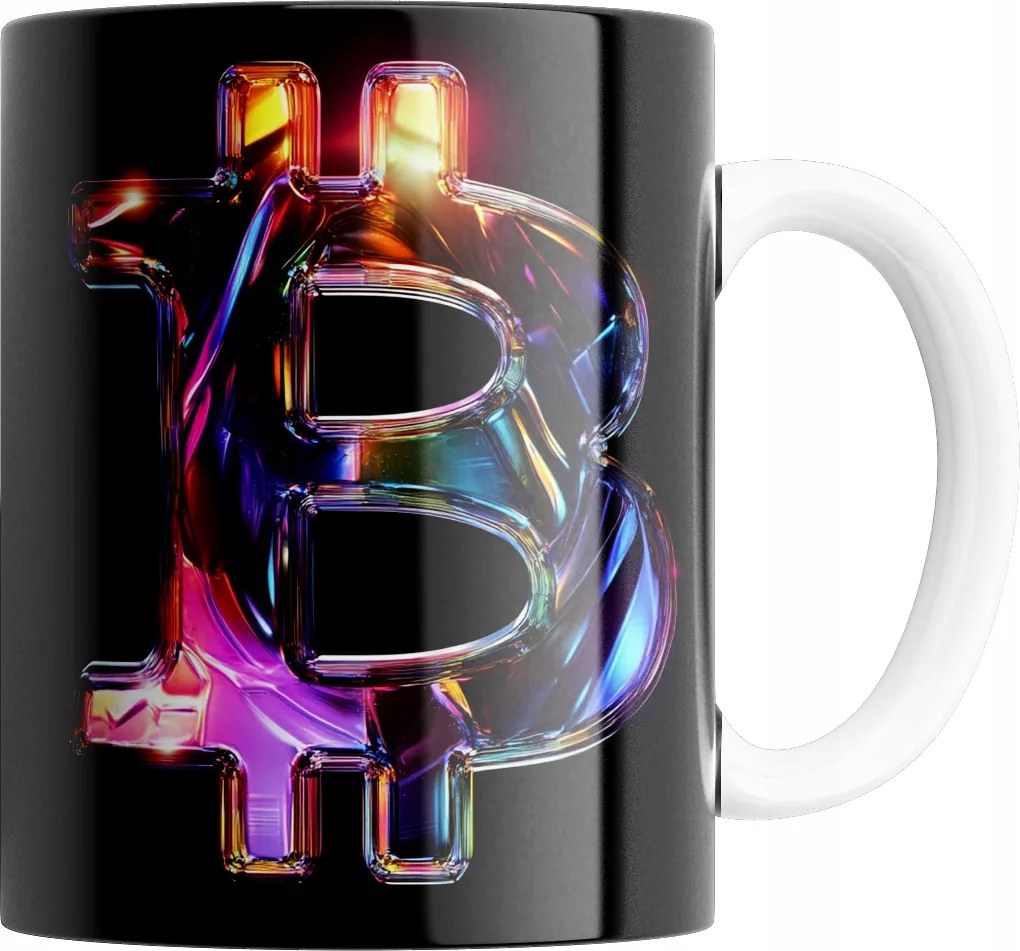 Bögre Bitcoin Bögre Kiváló Minőség Ajándék Szöveg