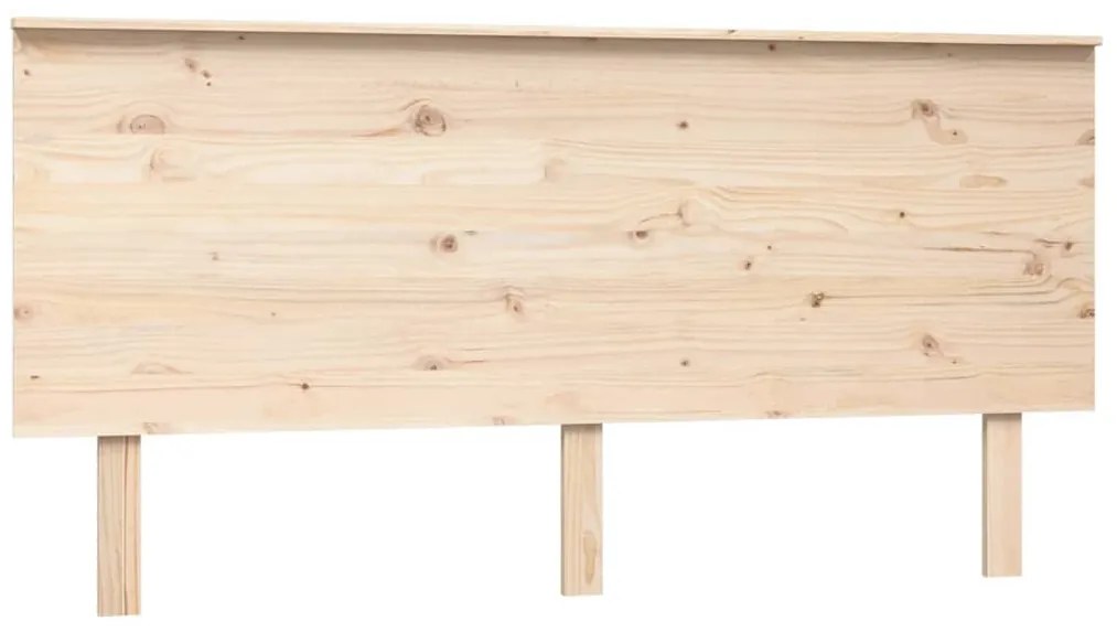 tömör fenyőfa ágyfejtámla 164x6x82,5 cm