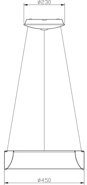 Deko-Light 342122 - LED Dimmelhető csillár SCULPTORIS LED/27W/230V 3000K átm. 45cm