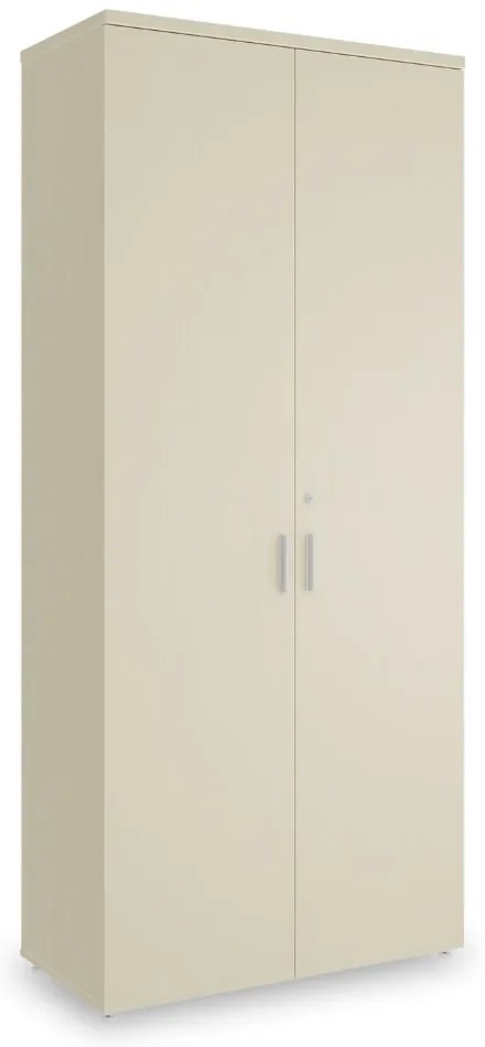 SimpleOffice magas szekrény 80 x 40 x 180 cm, nyír