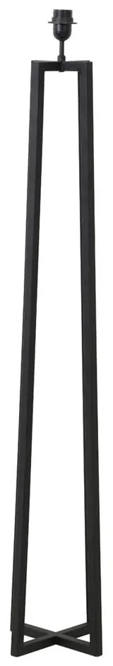 Matt fekete állólámpa talp 130 cm Miley – Light & Living