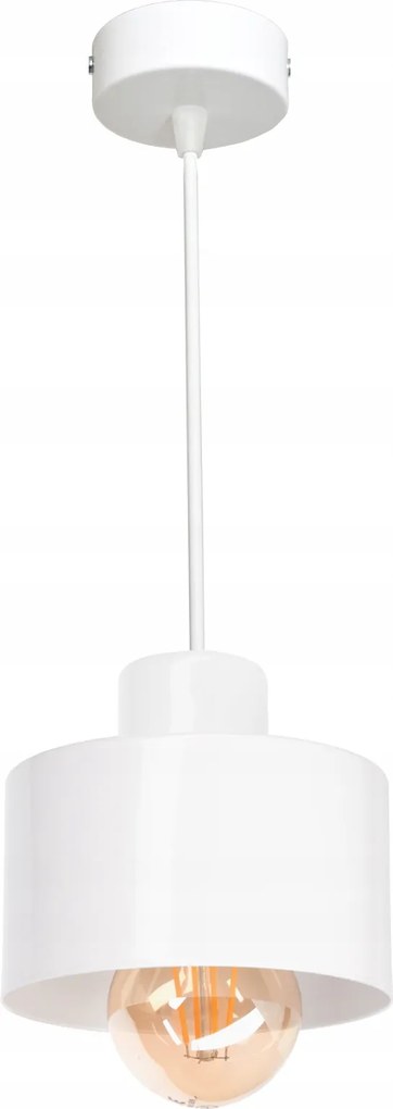 Mennyezeti függőlámpa csillár Loft fehér mennyezeti lámpa asztal fölé led asztallap