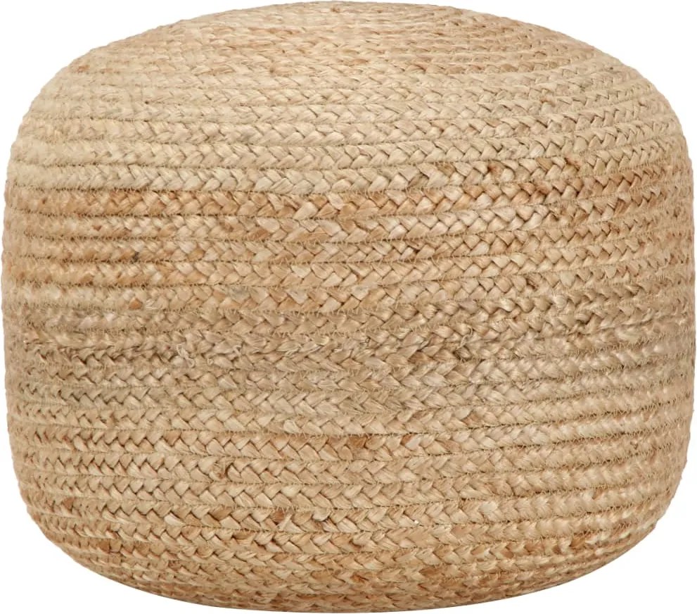 vidaXL kézzel készült juta puff 45 x 30 cm