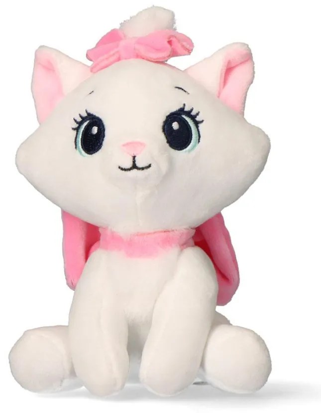 Disney Marie White 3D plüss figura akasztóval, táskadísz 13 cm