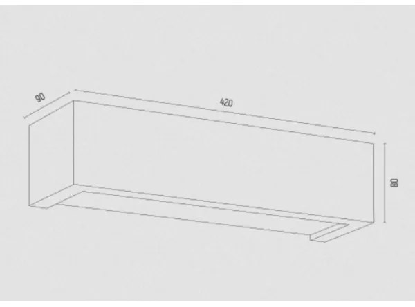 Argon 7169 - Fali lámpa CASERTA 2xE27/15W/230V 42 cm