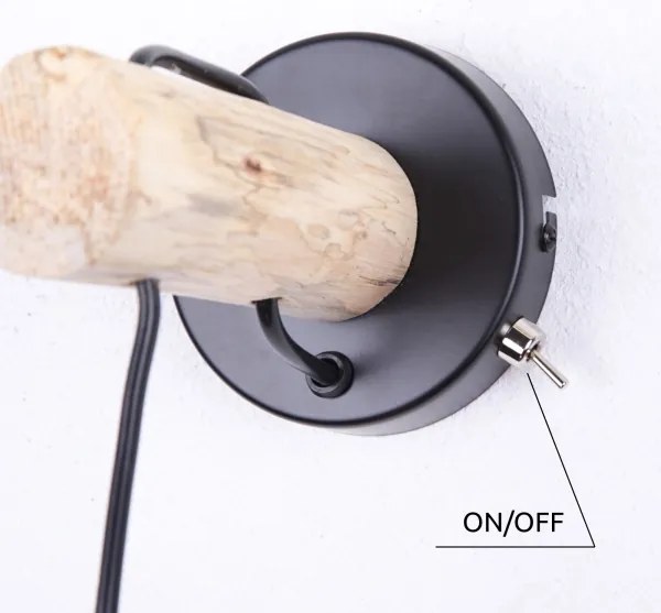 Globo 15326NW - Fali lámpa MINA 1xE27/40W/230V