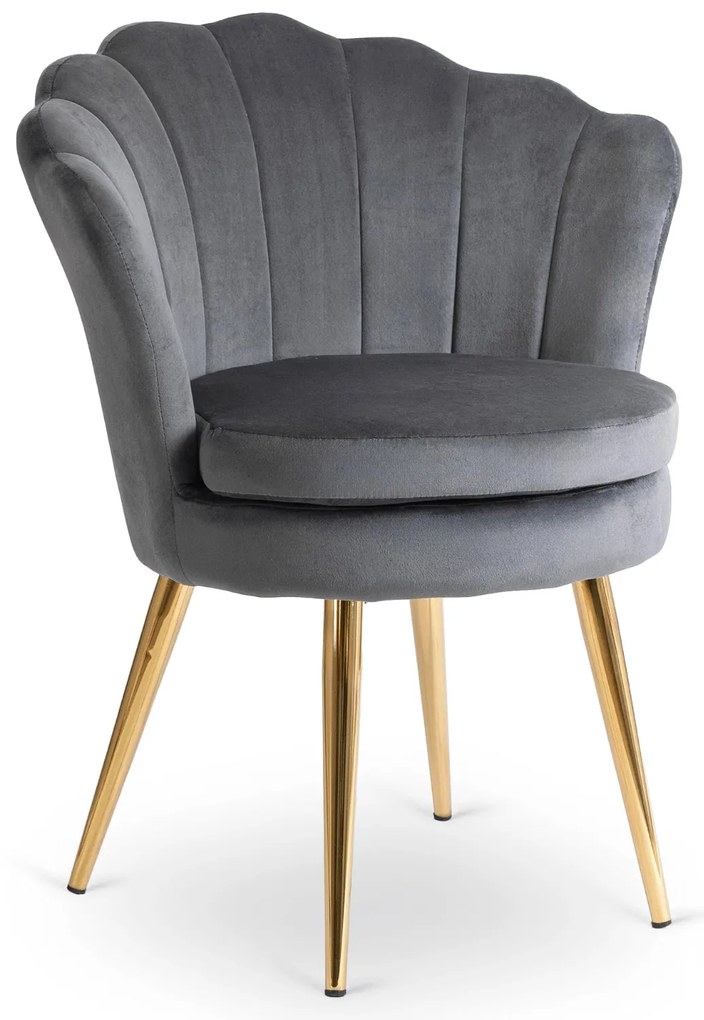 Szürke Bársony Étkezőszék VIOLA