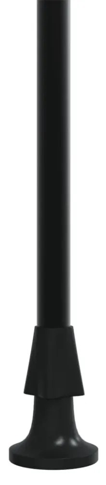 antracit szövet és acél feltekerhető napellenző 350 x 150 cm