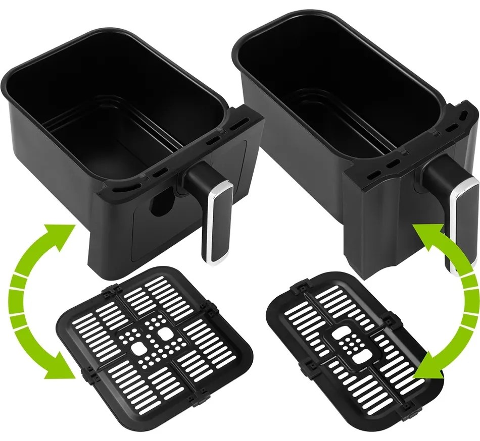 ECG AF 8300 Dual Fry forrólevegős fritőz