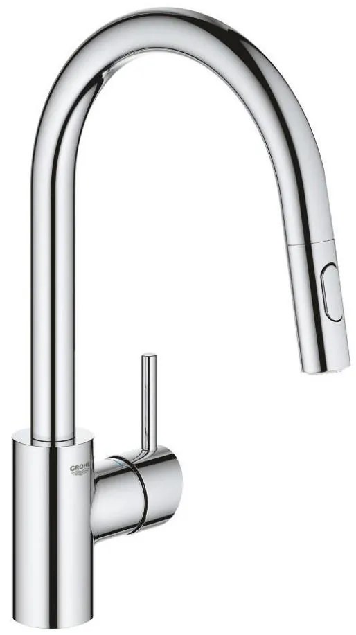 GROHE 31483002 - CONCETTO mosogató csaptelep, fényes króm