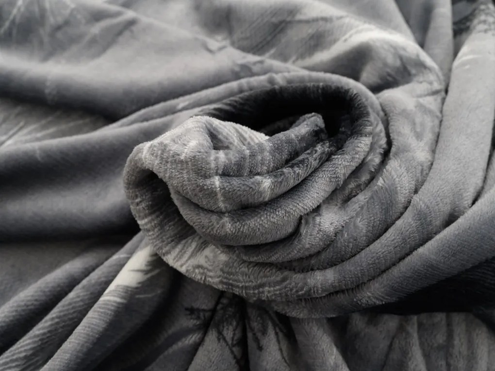 AKCIÓ Mikroplüss ágyneműhuzat VELSOFT szürke II. osztály Ágyneműhuzat mérete: 70 x 90 cm | 140 x 200 cm