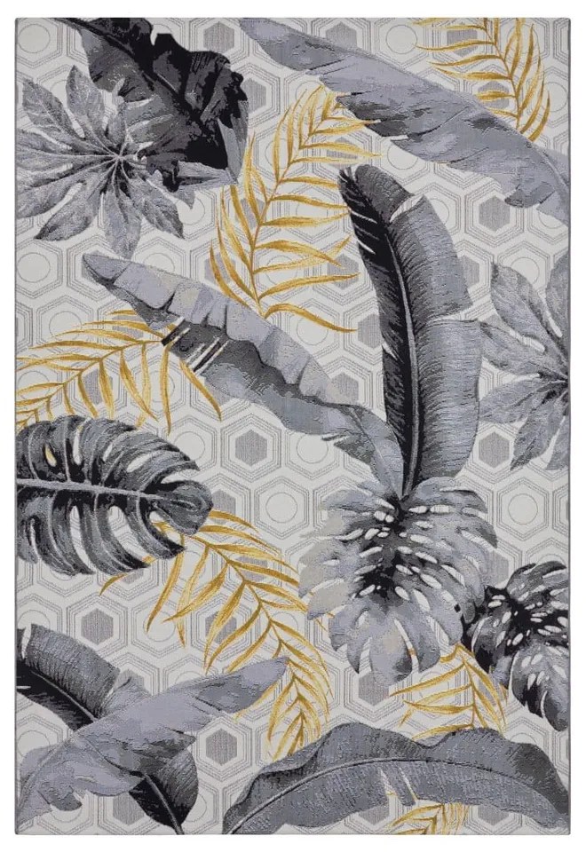 Sárga-szürke kültéri szőnyeg 160x235 cm Flair – Hanse Home