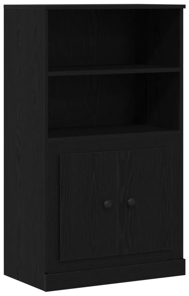 Fekete tölgy magasszekrény 132x35,5x103,5 cm Ellenálló anyagból