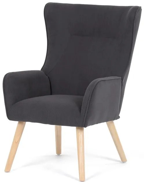 Szürke Kordbársony U-Fotel. AK-314 GREY2